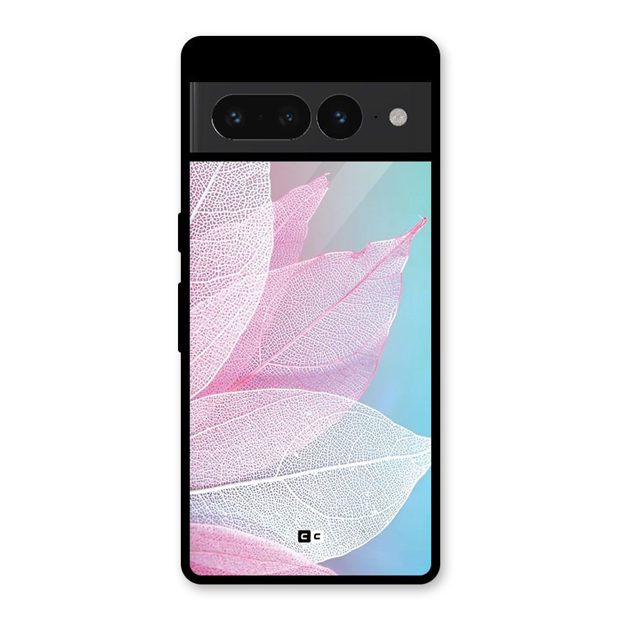 Beautiful Petals Vibes Glass Back Case for Google Pixel 7 Pro