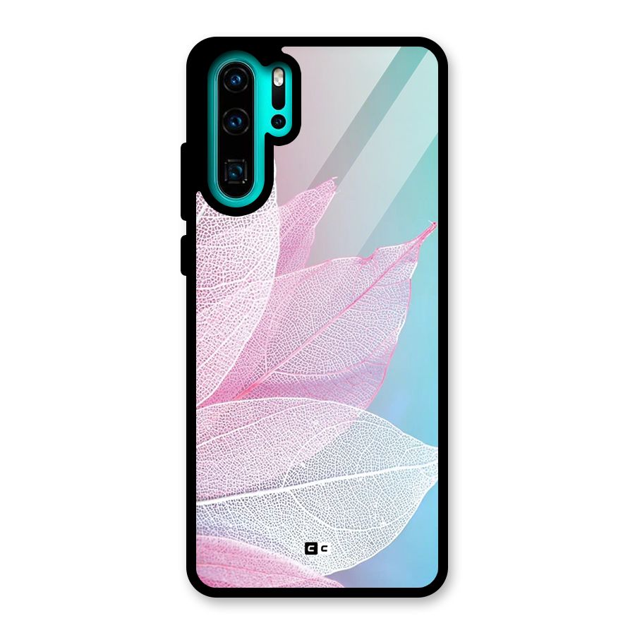 Beautiful Petals Vibes Glass Back Case for Huawei P30 Pro