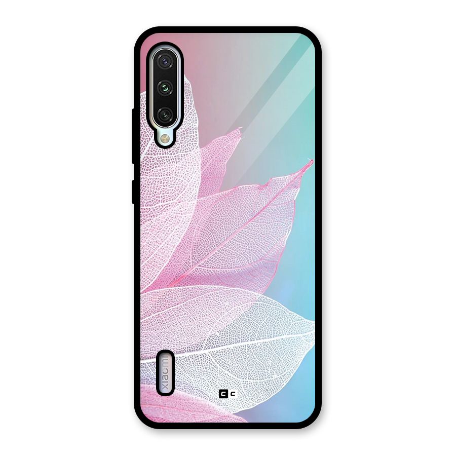 Beautiful Petals Vibes Glass Back Case for Mi A3