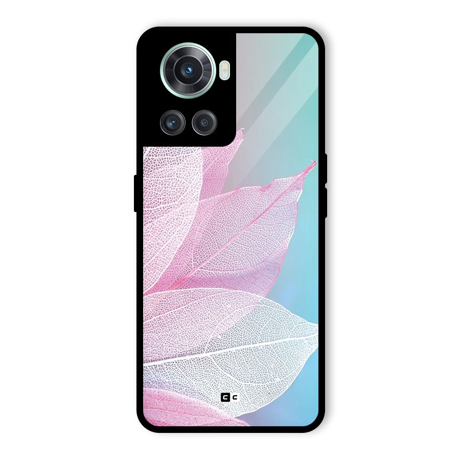 Beautiful Petals Vibes Glass Back Case for OnePlus 10R