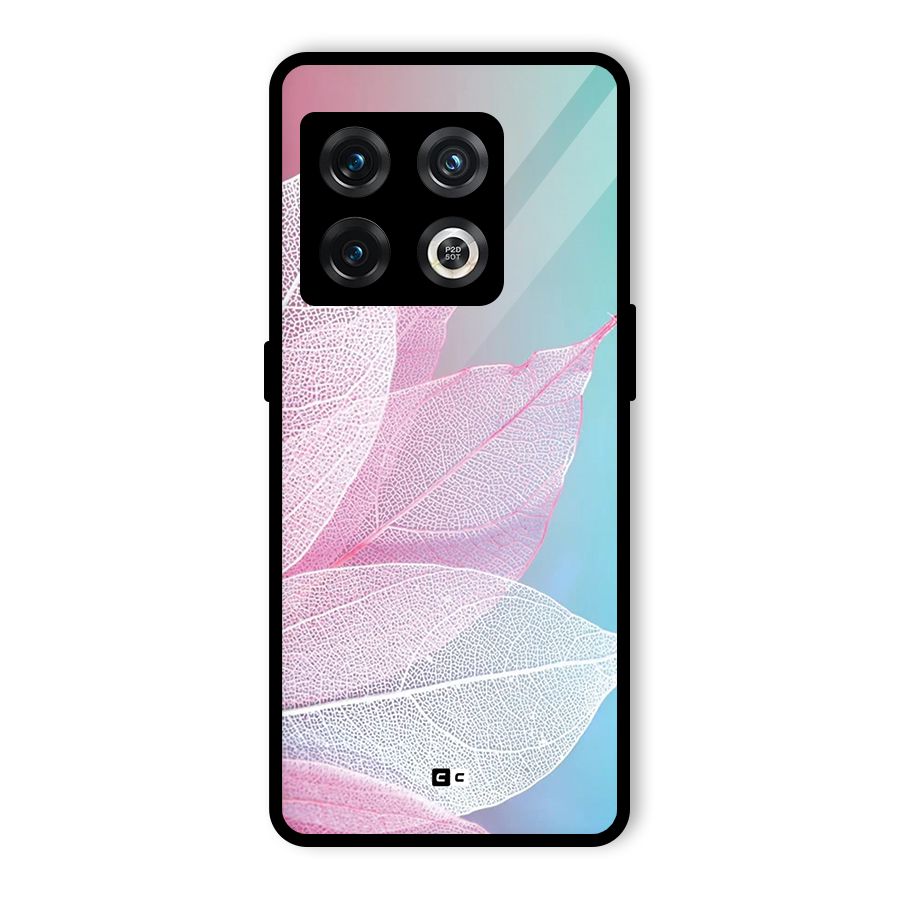 Beautiful Petals Vibes Glass Back Case for OnePlus 10 Pro 5G