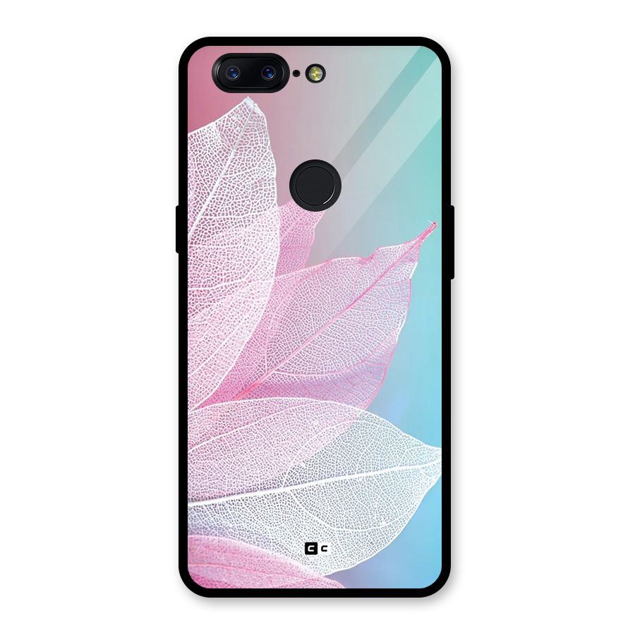 Beautiful Petals Vibes Glass Back Case for OnePlus 5T