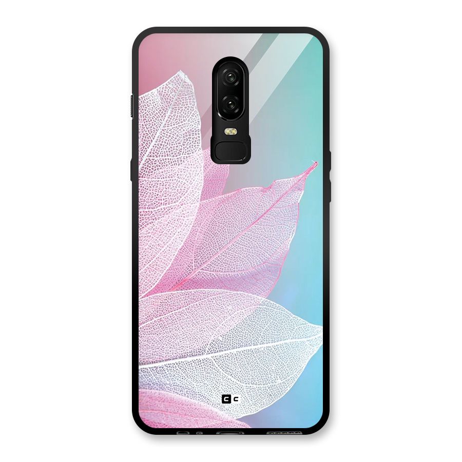 Beautiful Petals Vibes Glass Back Case for OnePlus 6