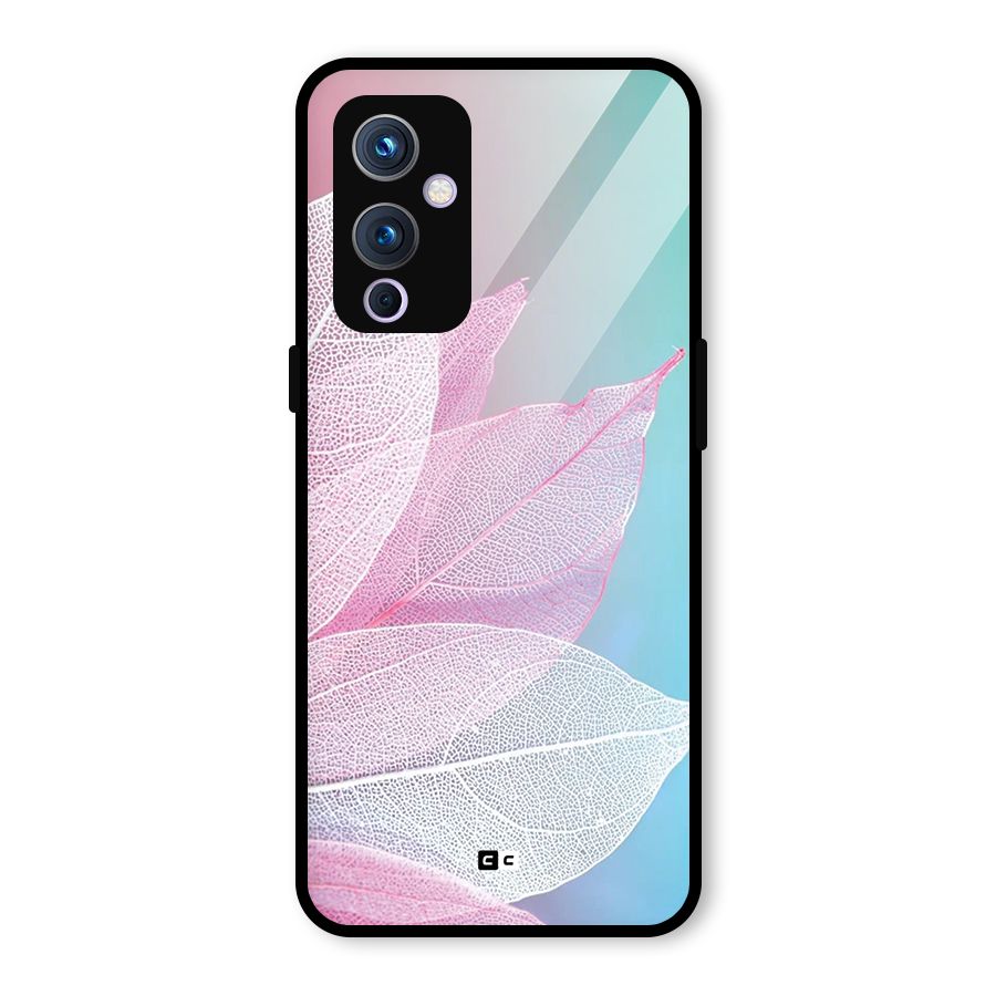 Beautiful Petals Vibes Glass Back Case for OnePlus 9