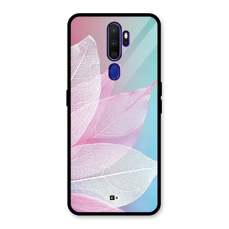 Beautiful Petals Vibes Glass Back Case for Oppo A9 (2020)