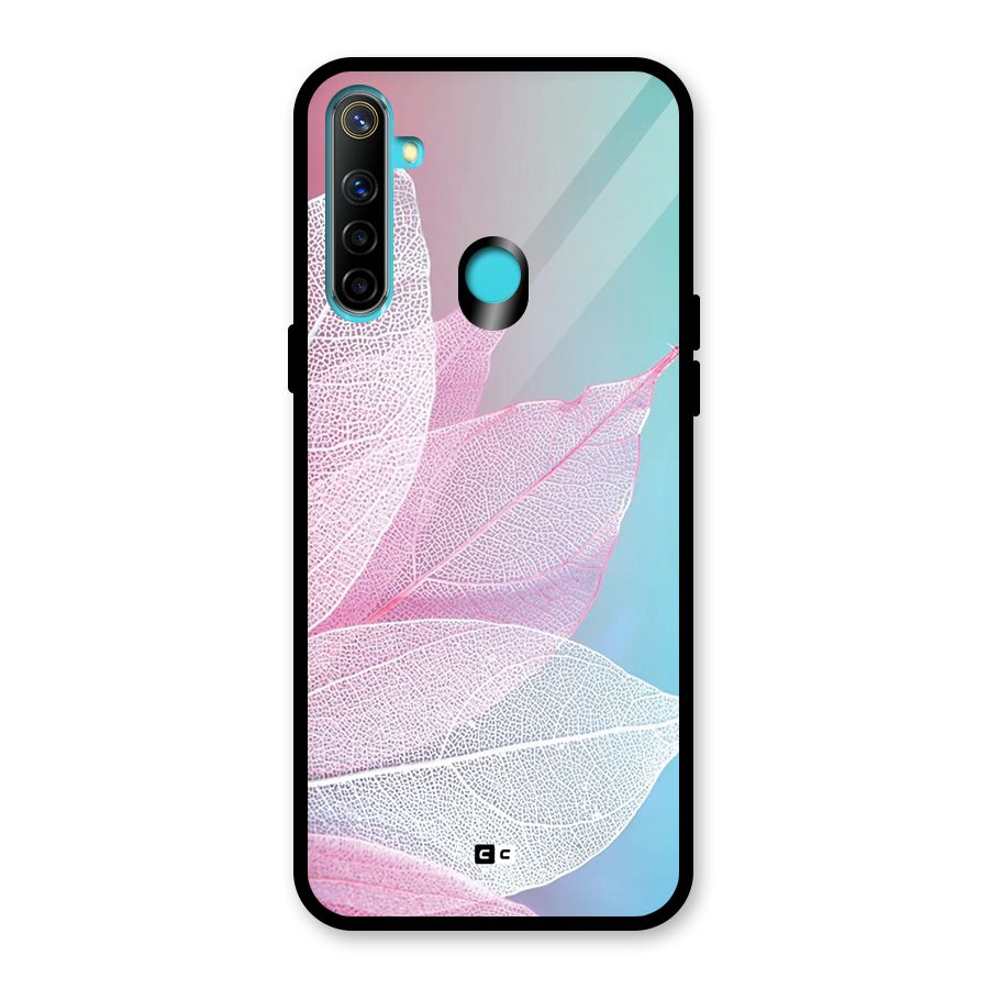 Beautiful Petals Vibes Glass Back Case for Realme 5i