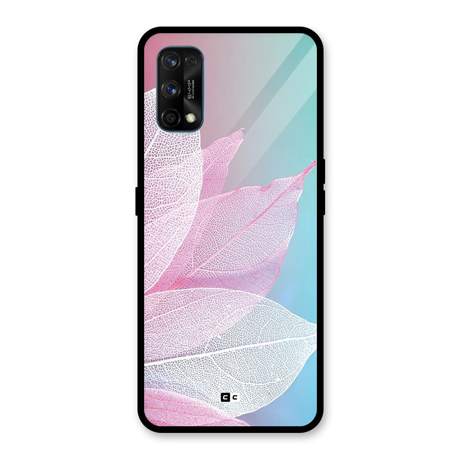 Beautiful Petals Vibes Glass Back Case for Realme 7 Pro