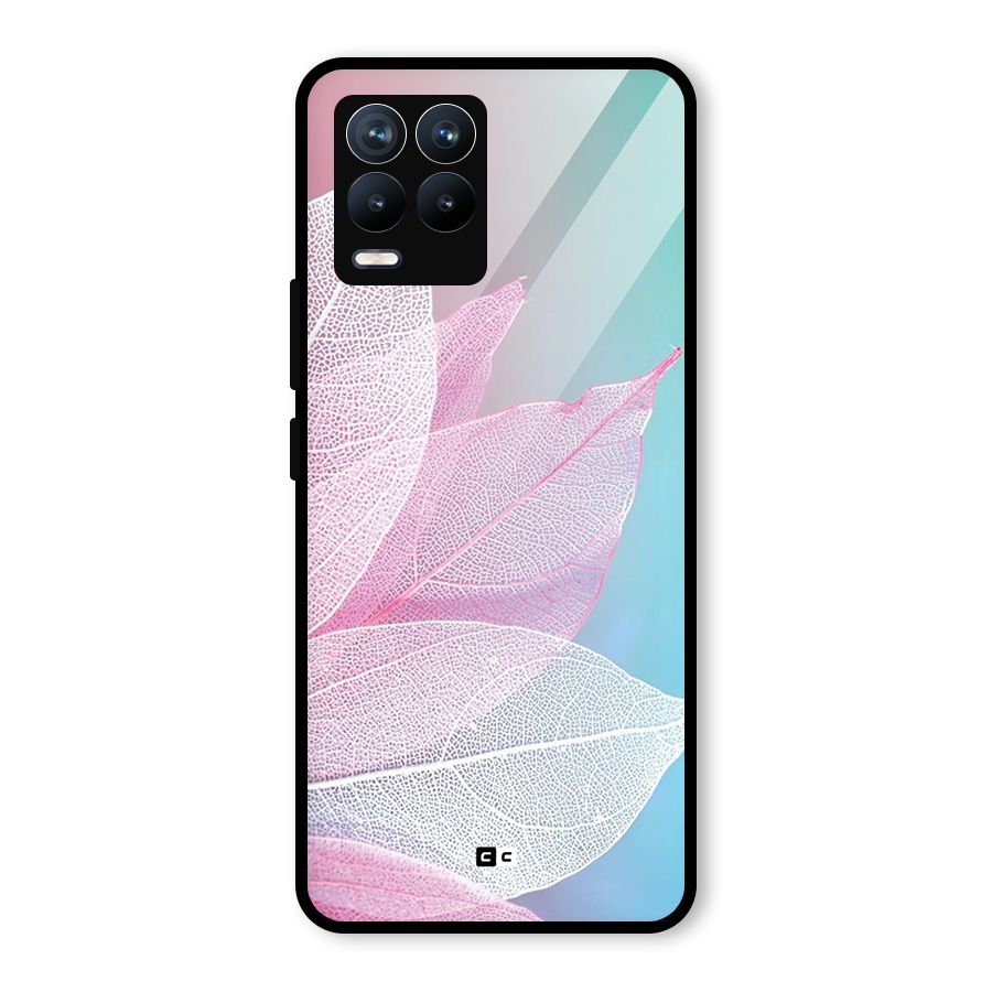 Beautiful Petals Vibes Glass Back Case for Realme 8 Pro