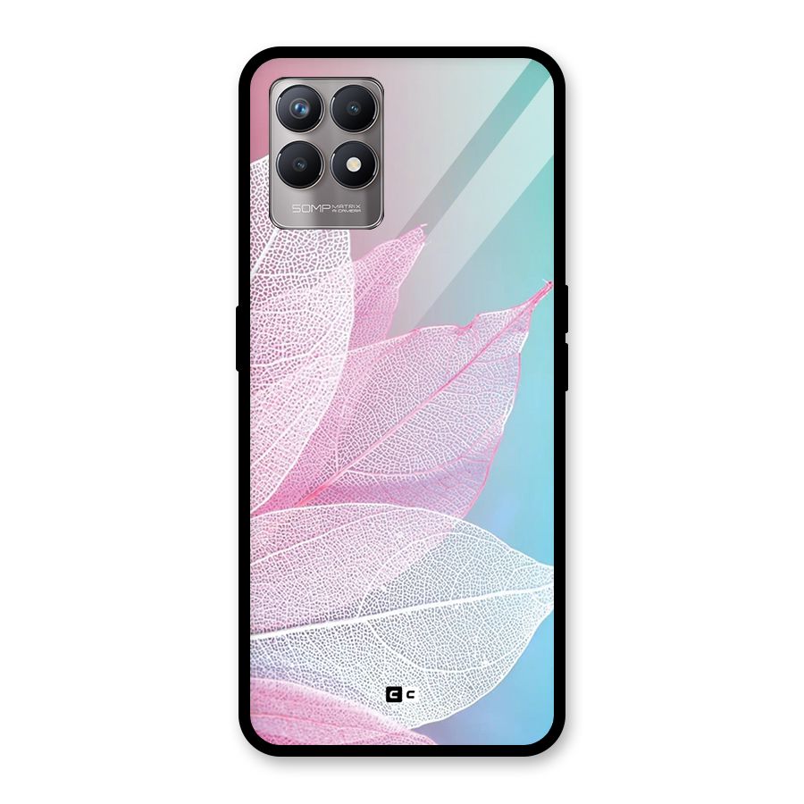 Beautiful Petals Vibes Glass Back Case for Realme 8i