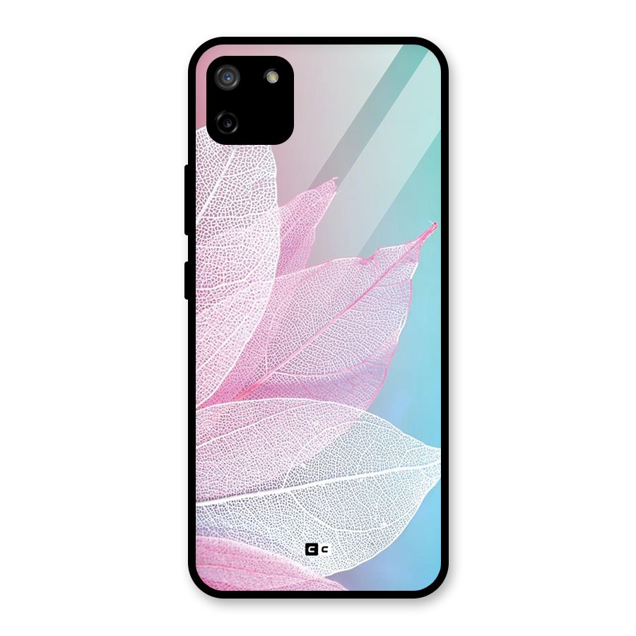 Beautiful Petals Vibes Glass Back Case for Realme C11