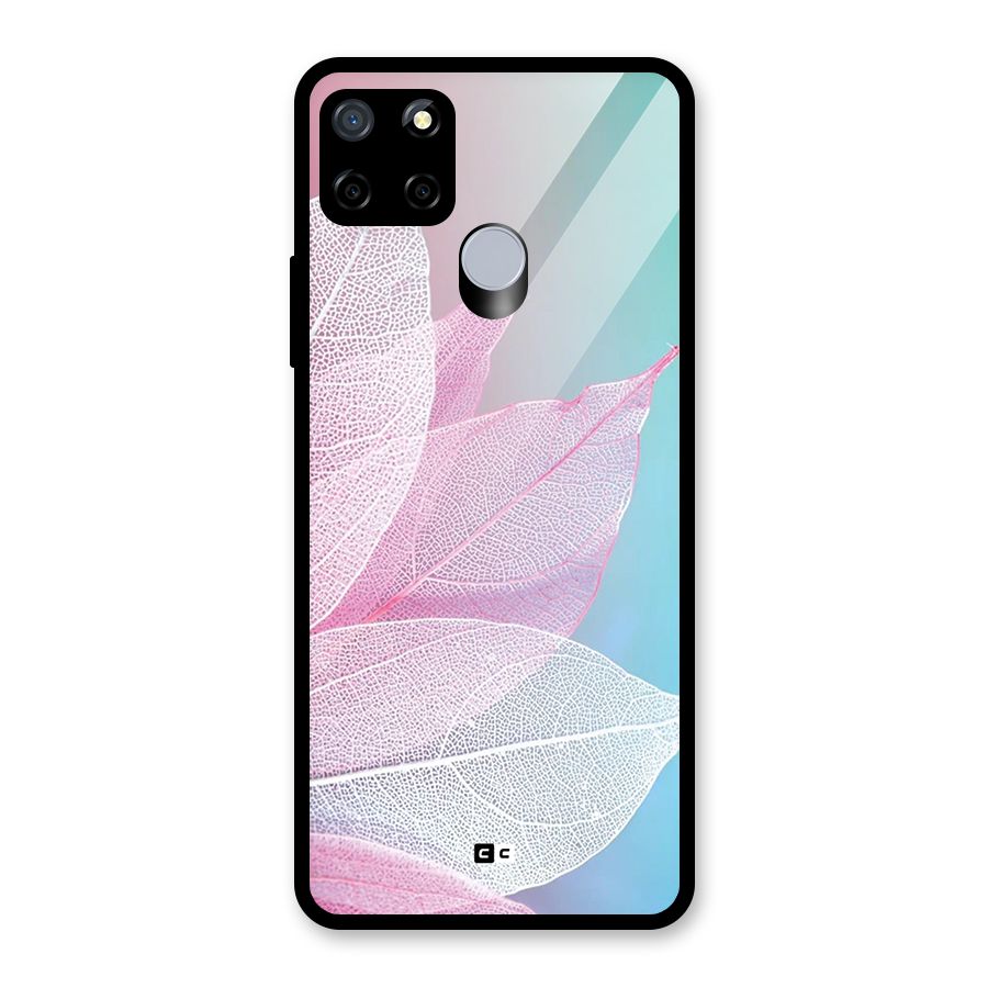 Beautiful Petals Vibes Glass Back Case for Realme C12