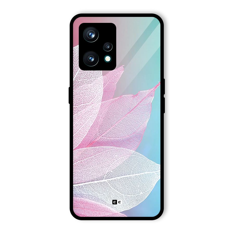 Beautiful Petals Vibes Glass Back Case for Realme Narzo 50 Pro
