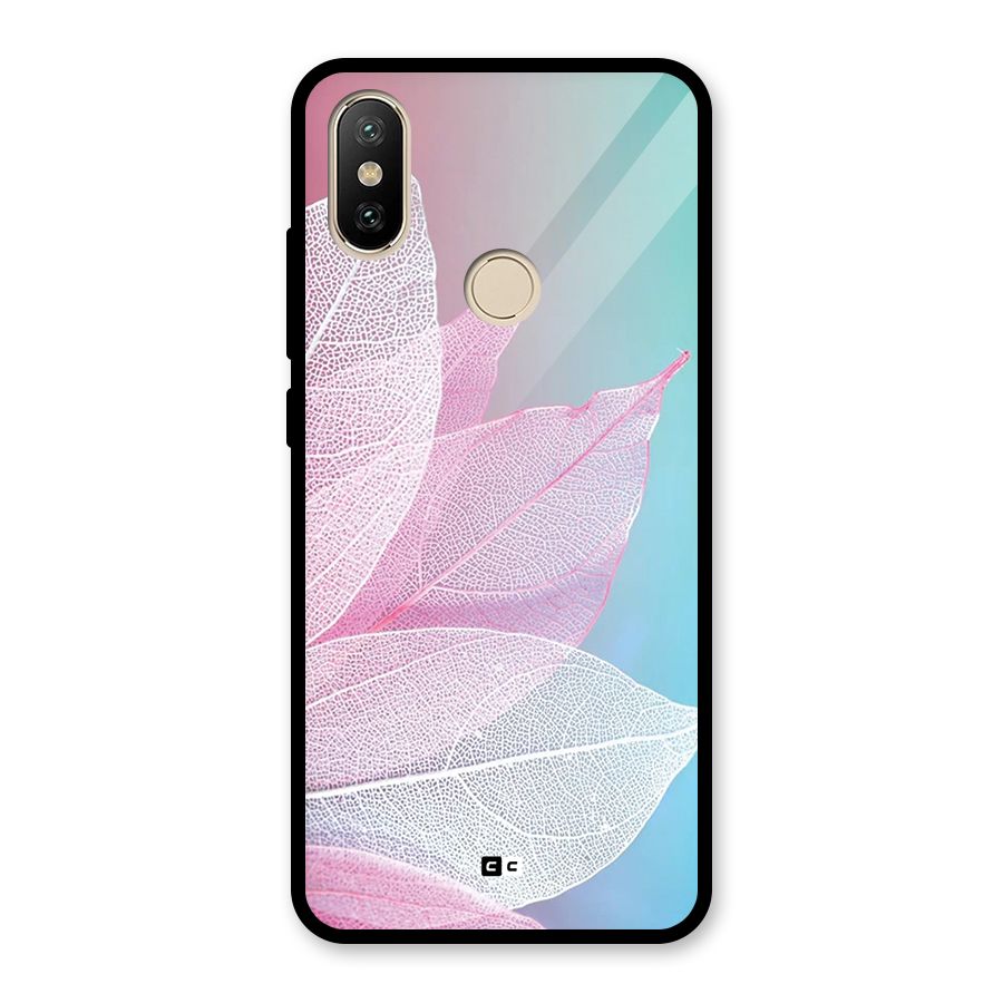 Beautiful Petals Vibes Glass Back Case for Redmi A2