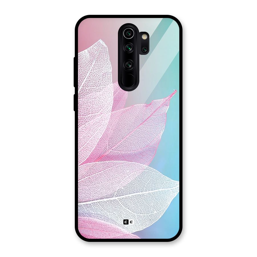 Beautiful Petals Vibes Glass Back Case for Redmi Note 8 Pro