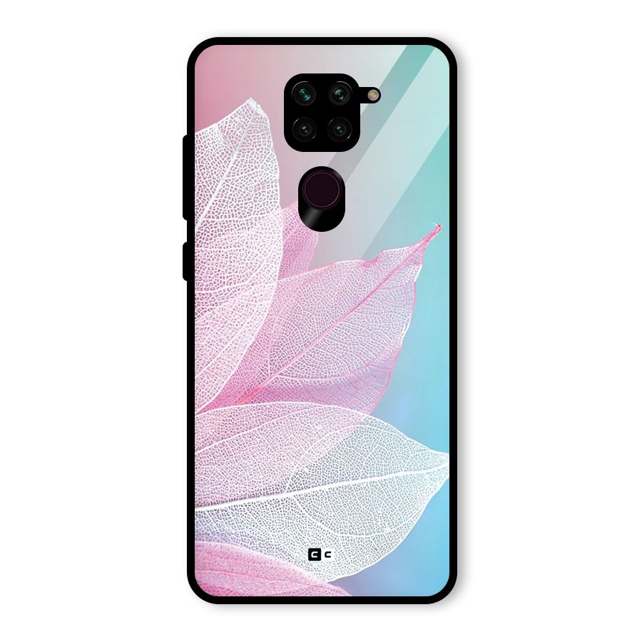 Beautiful Petals Vibes Glass Back Case for Redmi Note 9