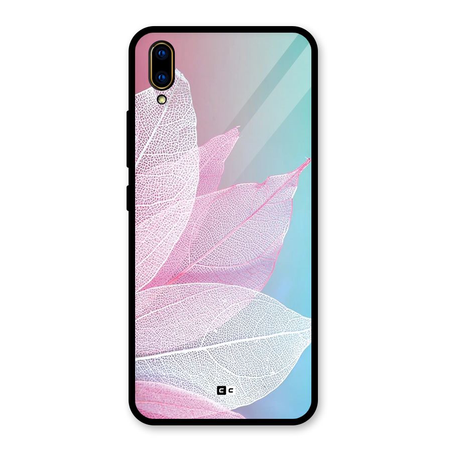 Beautiful Petals Vibes Glass Back Case for Vivo V11 Pro