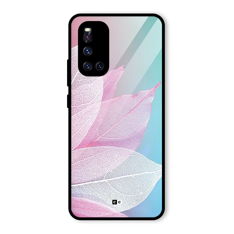 Beautiful Petals Vibes Glass Back Case for Vivo V19