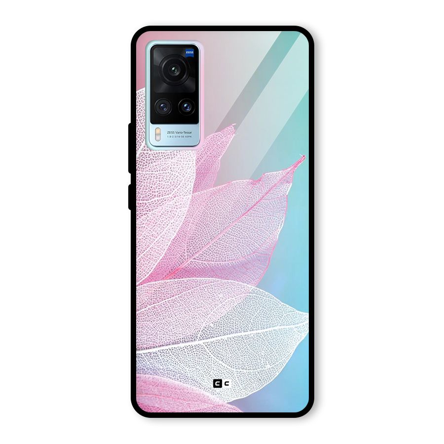 Beautiful Petals Vibes Glass Back Case for Vivo X60