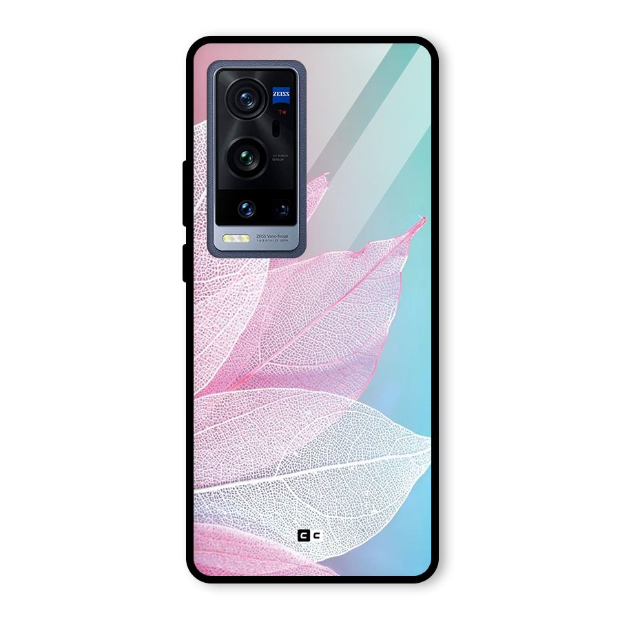Beautiful Petals Vibes Glass Back Case for Vivo X60 Pro Plus