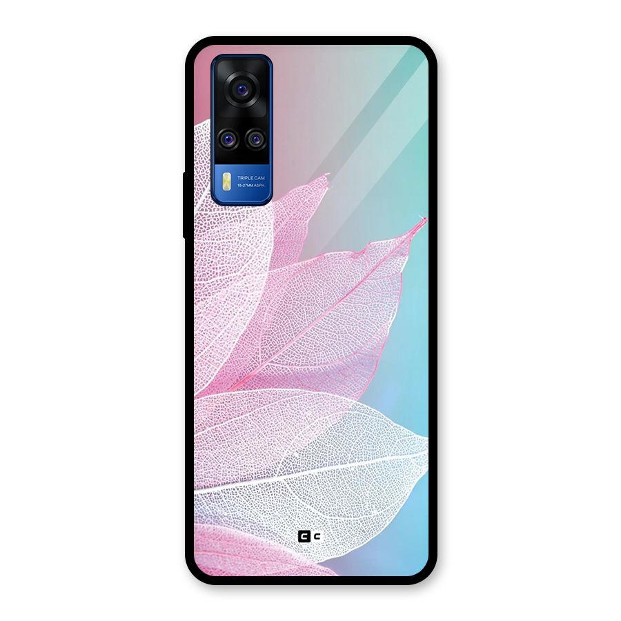Beautiful Petals Vibes Glass Back Case for Vivo Y31