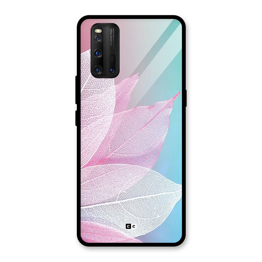 Beautiful Petals Vibes Glass Back Case for Vivo iQOO 3