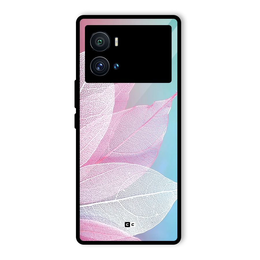 Beautiful Petals Vibes Glass Back Case for Vivo iQOO 9 Pro