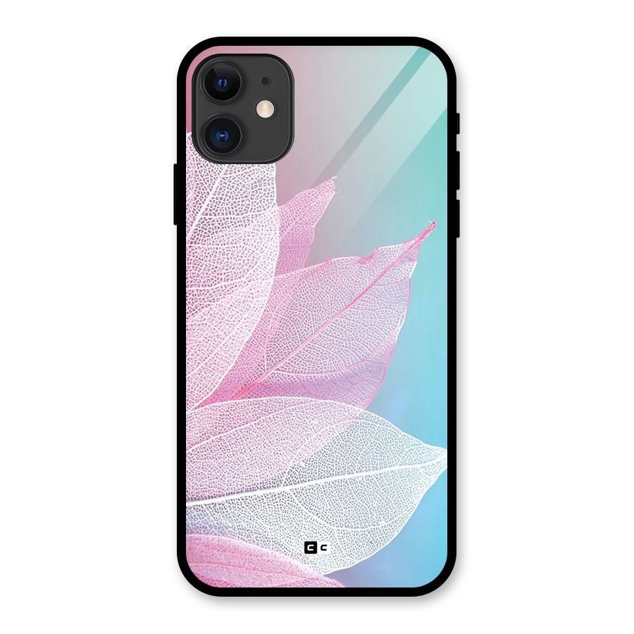 Beautiful Petals Vibes Glass Back Case for iPhone 11