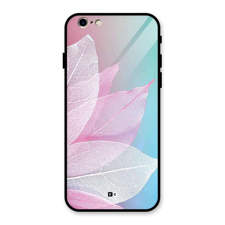 Beautiful Petals Vibes Glass Back Case for iPhone 6 6S