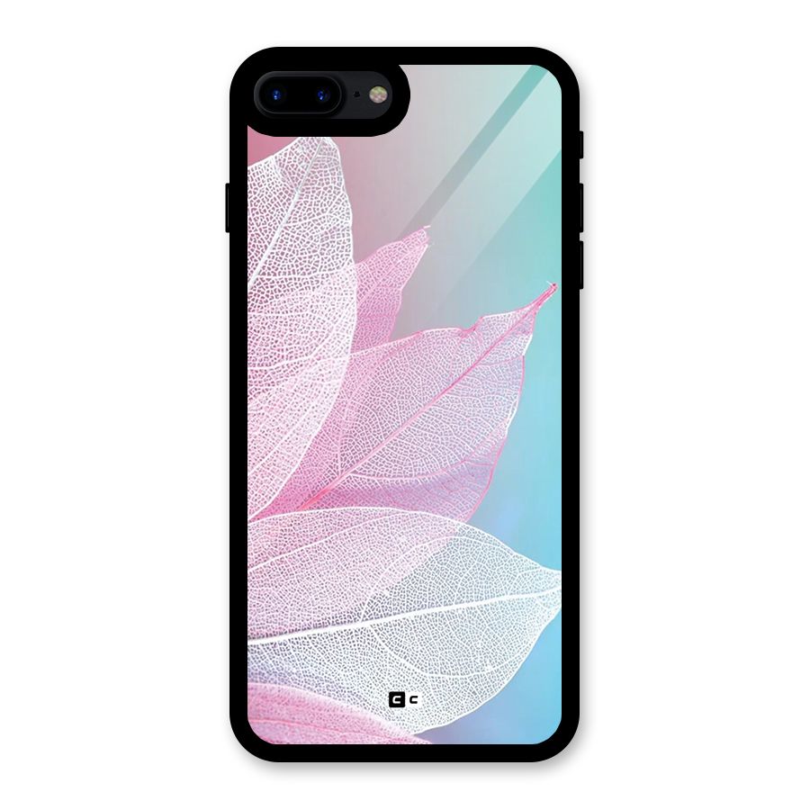 Beautiful Petals Vibes Glass Back Case for iPhone 7 Plus
