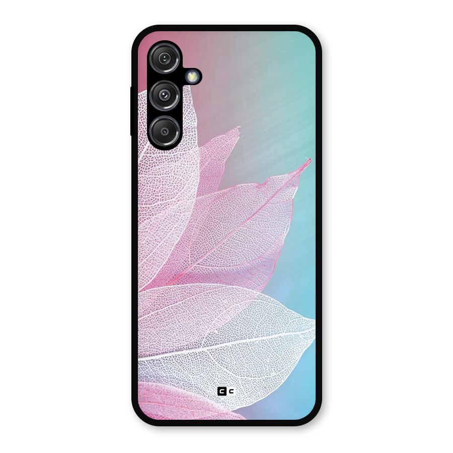 Beautiful Petals Vibes Metal Back Case for Galaxy M34 5G