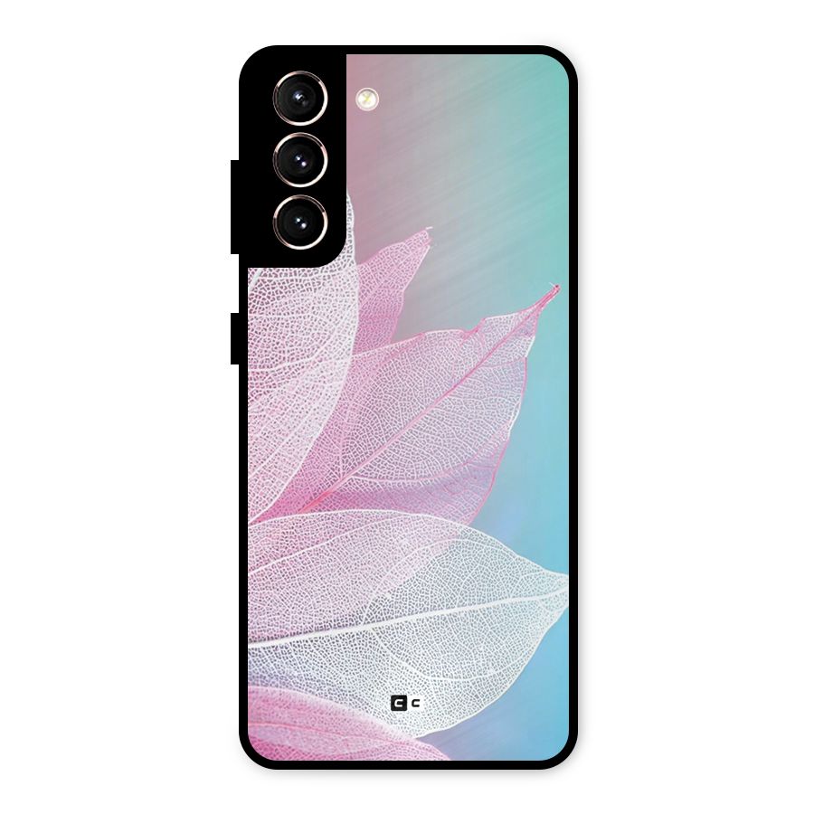 Beautiful Petals Vibes Metal Back Case for Galaxy S21 5G