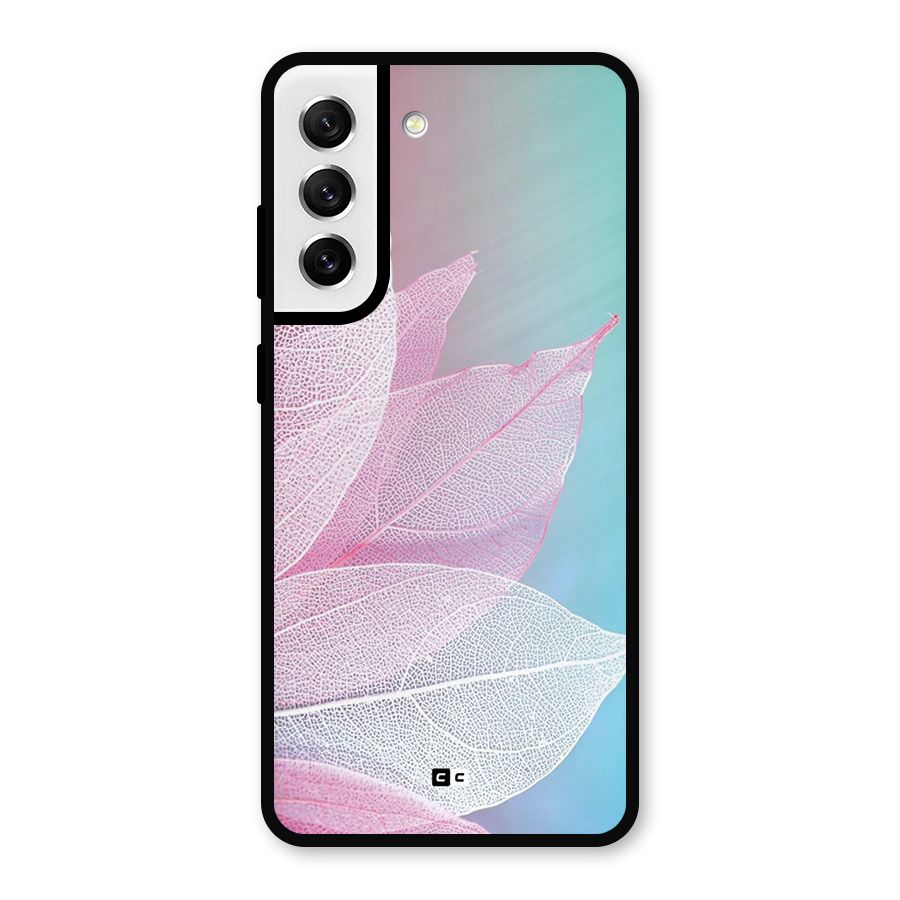 Beautiful Petals Vibes Metal Back Case for Galaxy S21 FE 5G