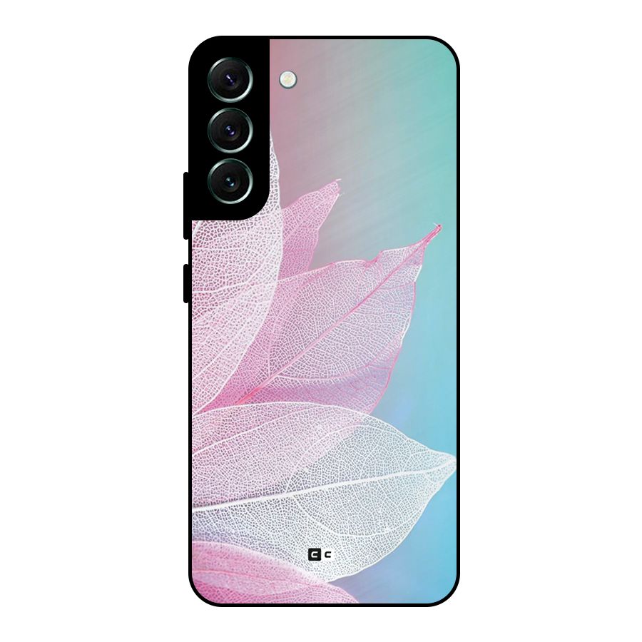Beautiful Petals Vibes Metal Back Case for Galaxy S22 Plus 5G