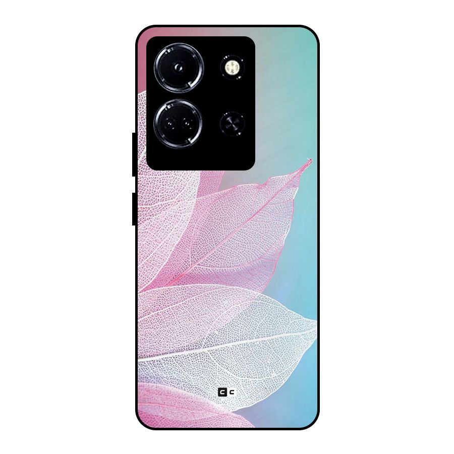 Beautiful Petals Vibes Metal Back Case for Infinix Note 30 5G