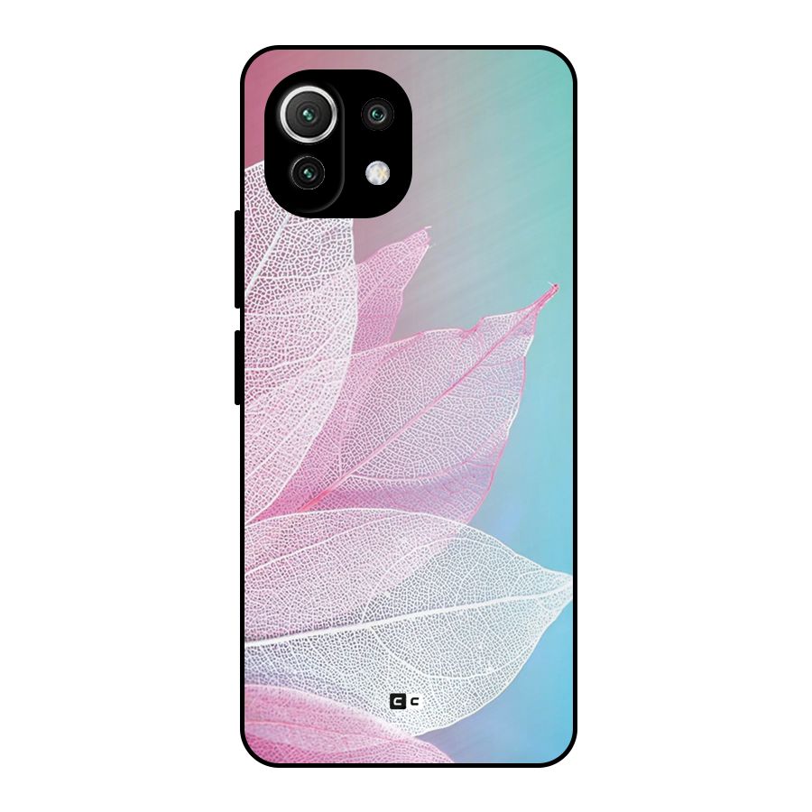 Beautiful Petals Vibes Metal Back Case for Mi 11 Lite