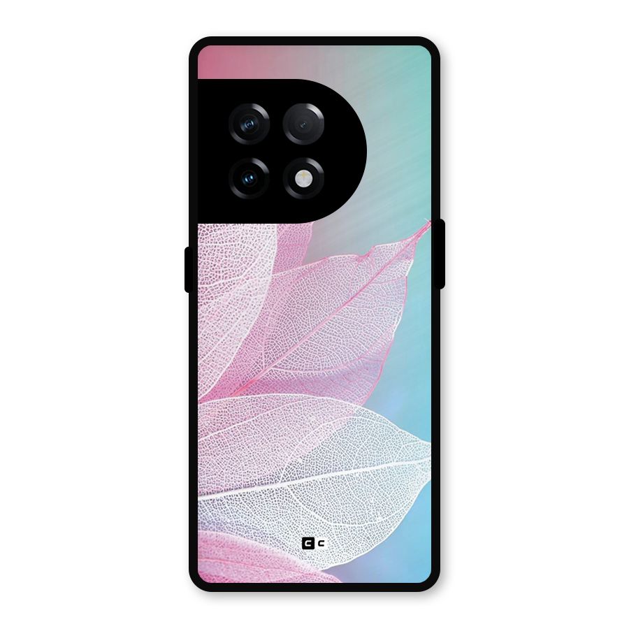 Beautiful Petals Vibes Metal Back Case for OnePlus 11R