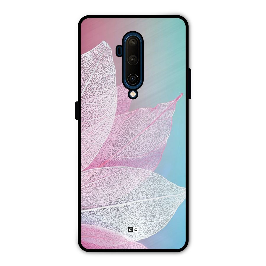 Beautiful Petals Vibes Metal Back Case for OnePlus 7T Pro