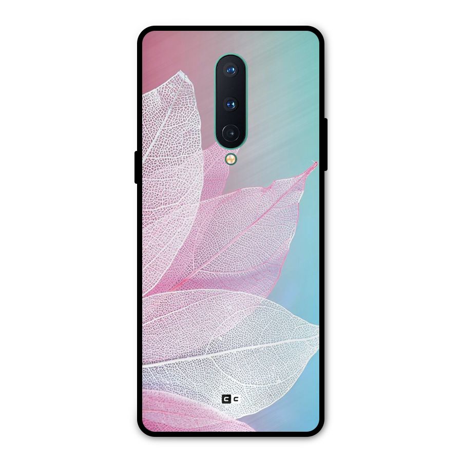 Beautiful Petals Vibes Metal Back Case for OnePlus 8