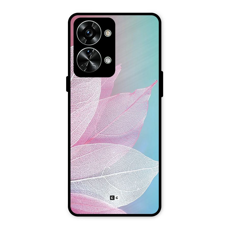 Beautiful Petals Vibes Metal Back Case for OnePlus Nord 2T