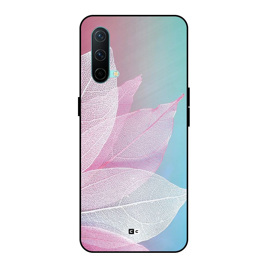 Beautiful Petals Vibes Metal Back Case for OnePlus Nord CE 5G