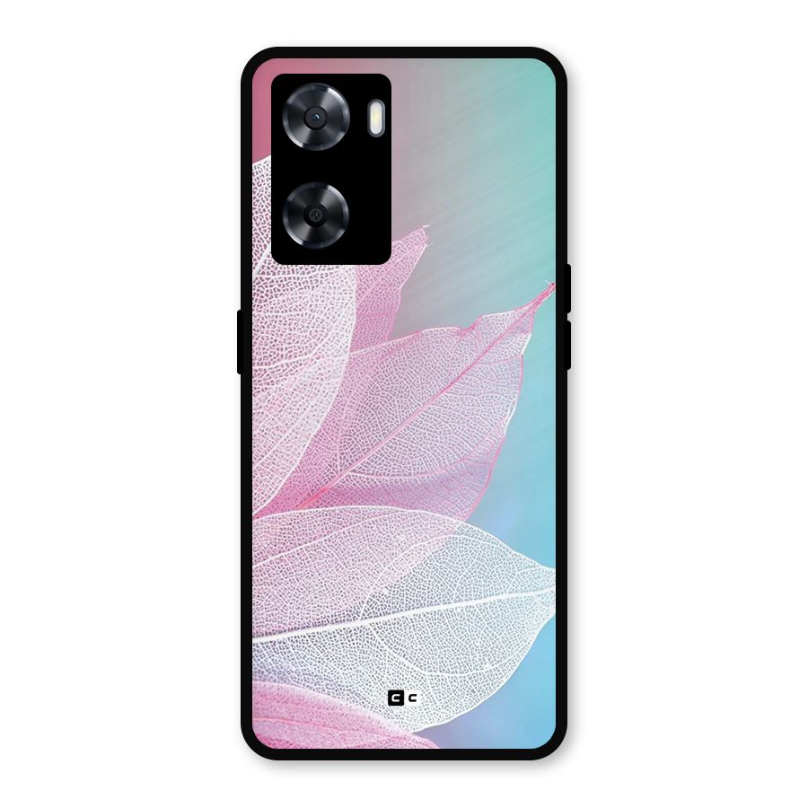 Beautiful Petals Vibes Metal Back Case for Oppo A57 2022