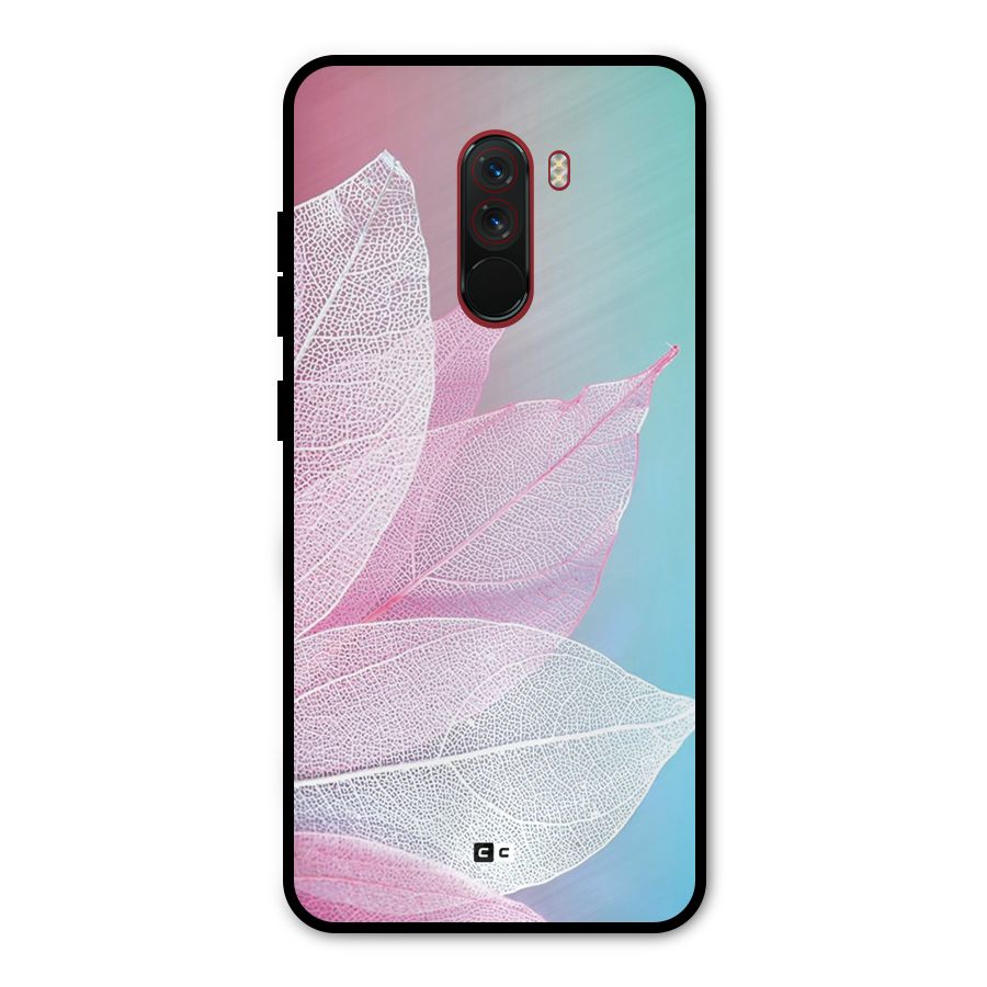 Beautiful Petals Vibes Metal Back Case for Poco F1