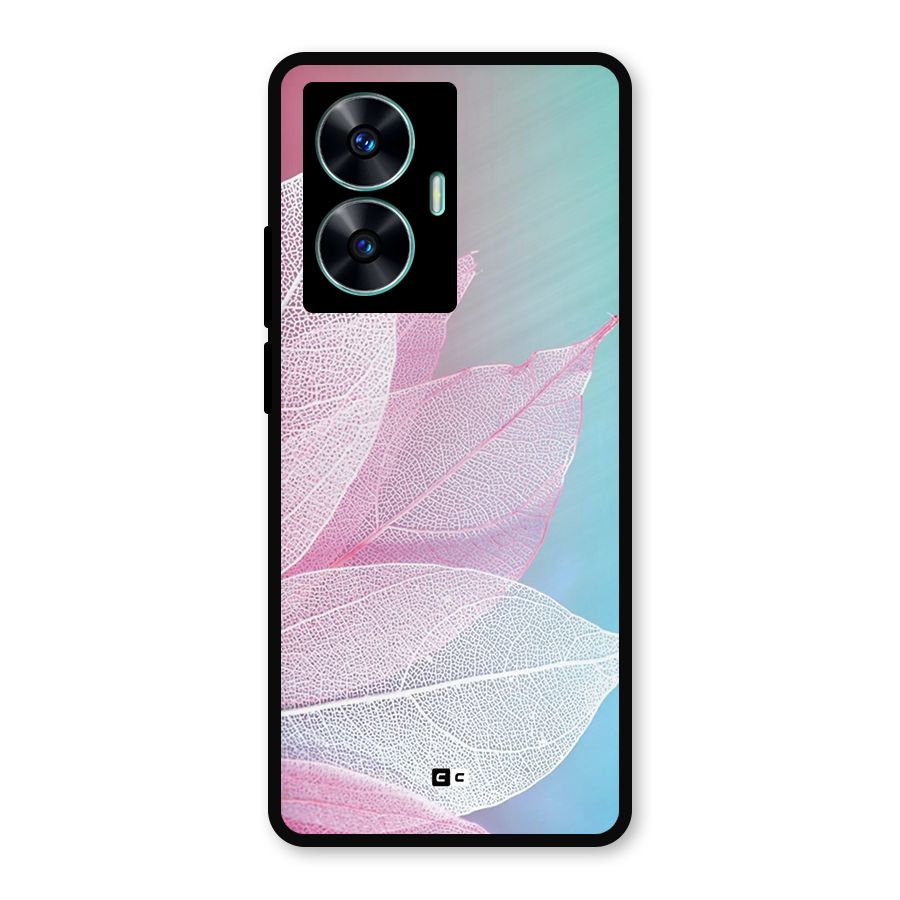 Beautiful Petals Vibes Metal Back Case for Realme Narzo N55