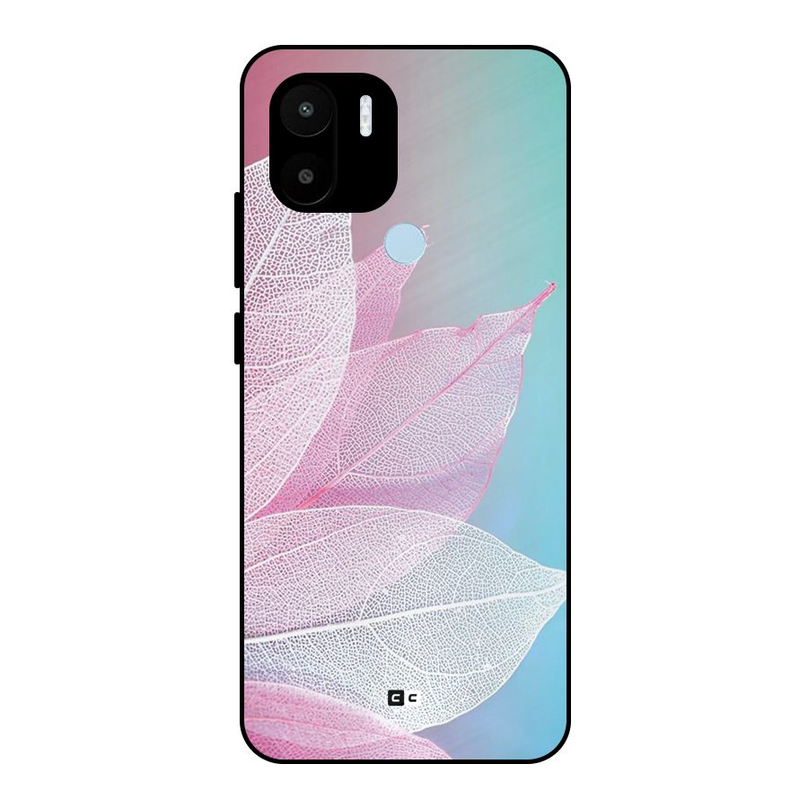 Beautiful Petals Vibes Metal Back Case for Redmi A1 Plus