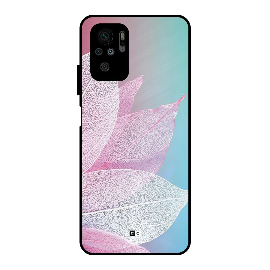 Beautiful Petals Vibes Metal Back Case for Redmi Note 11 SE