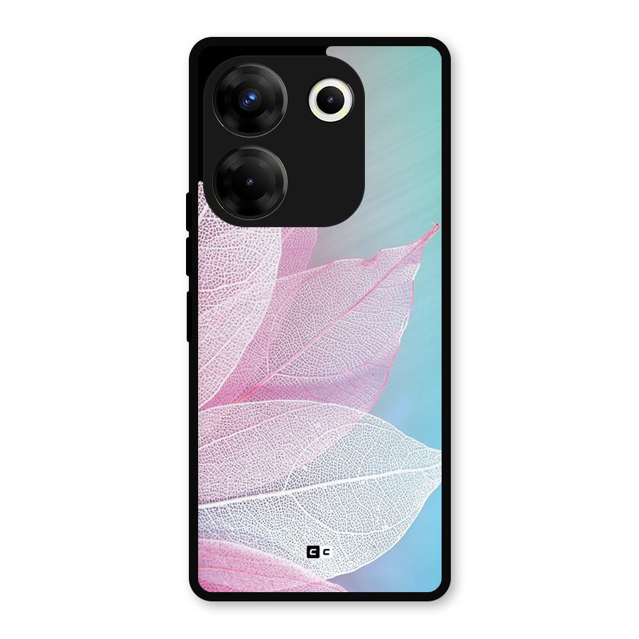 Beautiful Petals Vibes Metal Back Case for Tecno Camon 20 Pro