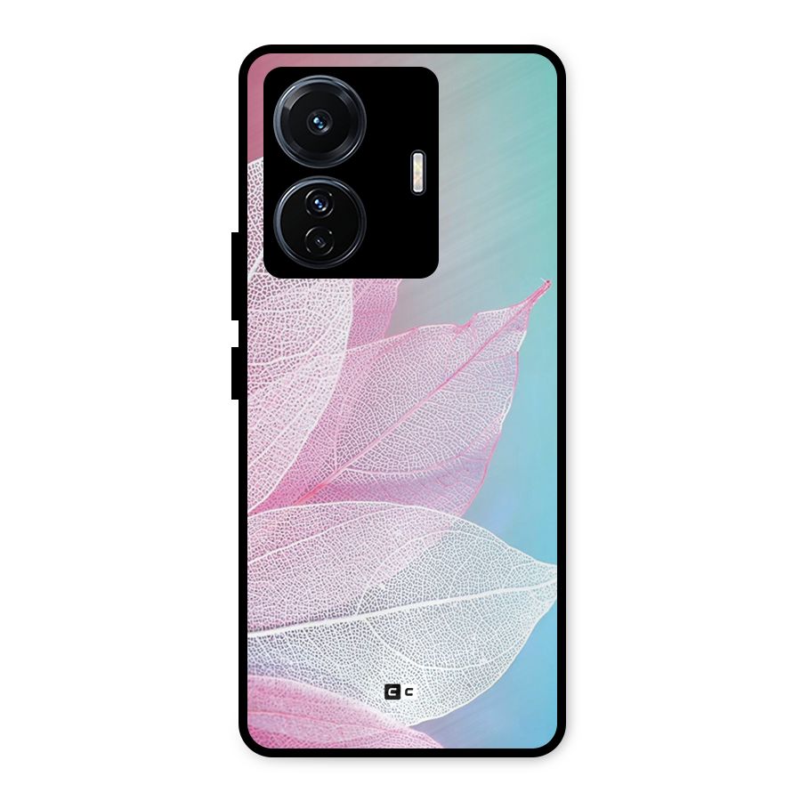 Beautiful Petals Vibes Metal Back Case for Vivo T1 Pro