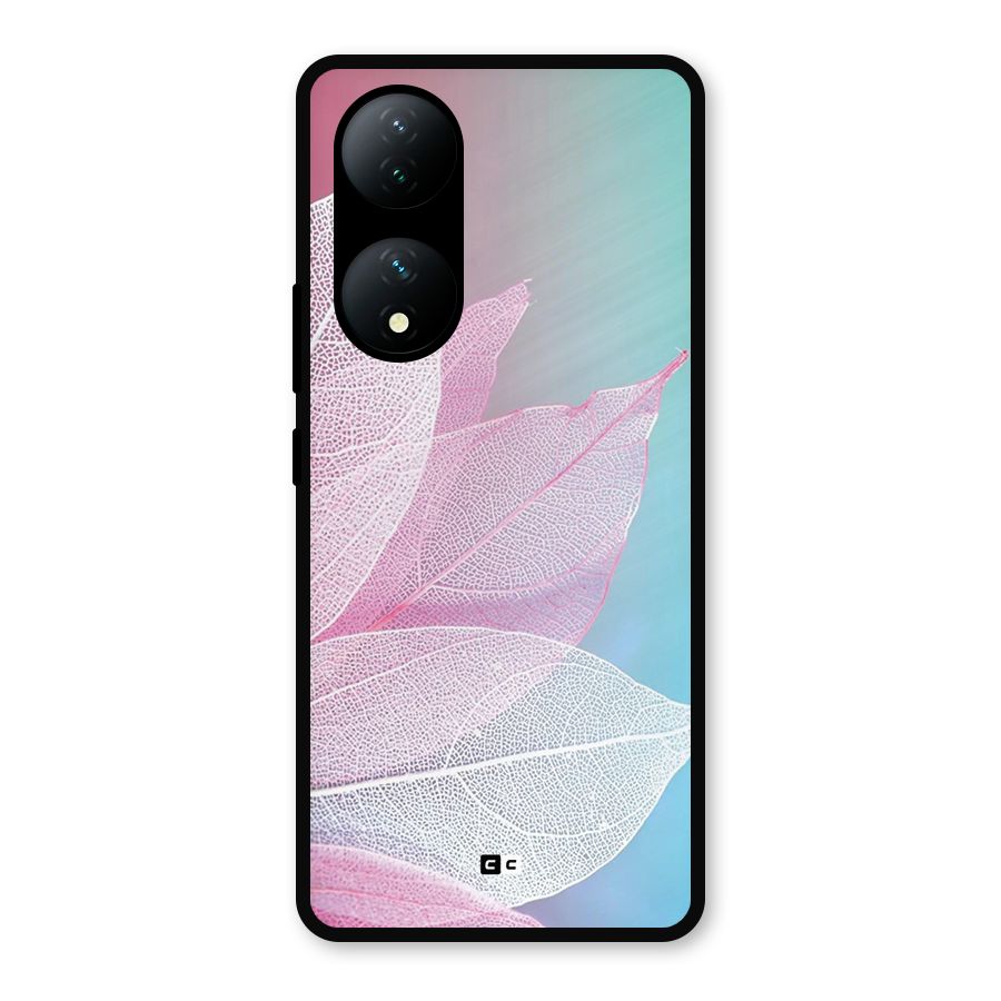 Beautiful Petals Vibes Metal Back Case for Vivo T2