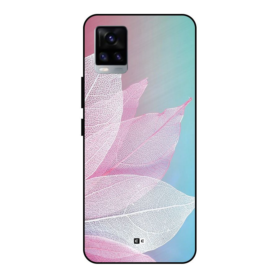 Beautiful Petals Vibes Metal Back Case for Vivo V20