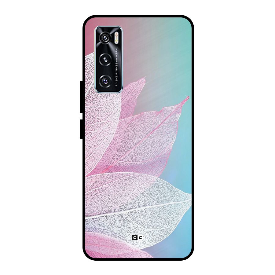 Beautiful Petals Vibes Metal Back Case for Vivo V20 SE